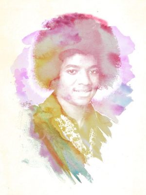 Michael Jackson '78 Canvas Print