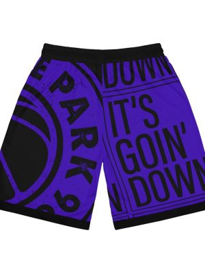 CP Class of '26 Purple It's Goin Down Sublimated Shorts